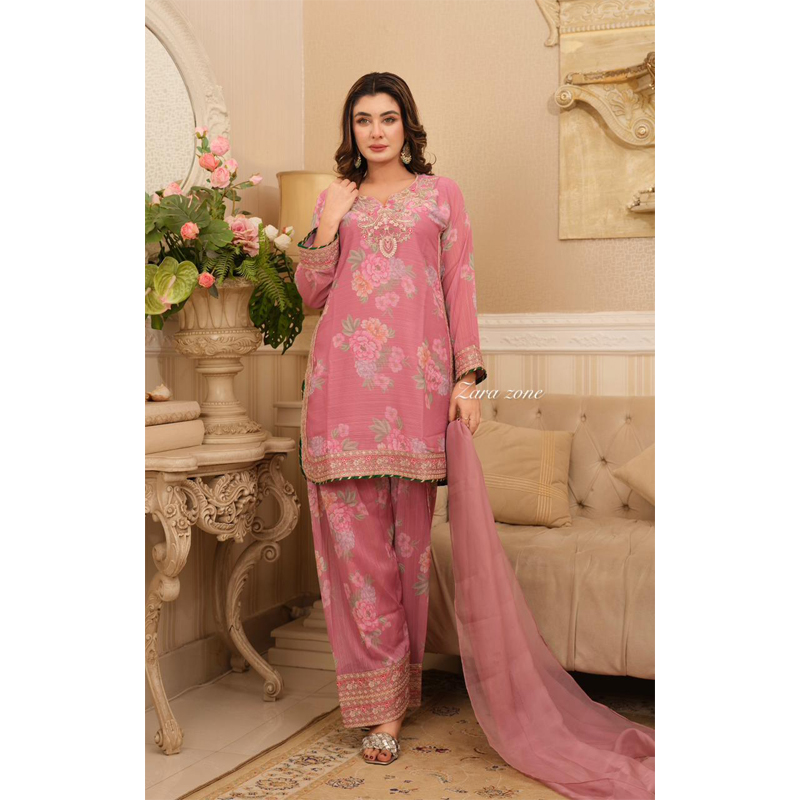 Farshi Floral Suit