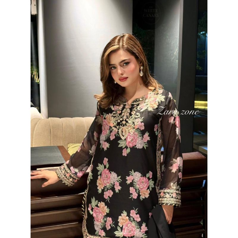 Farshi Floral Suit